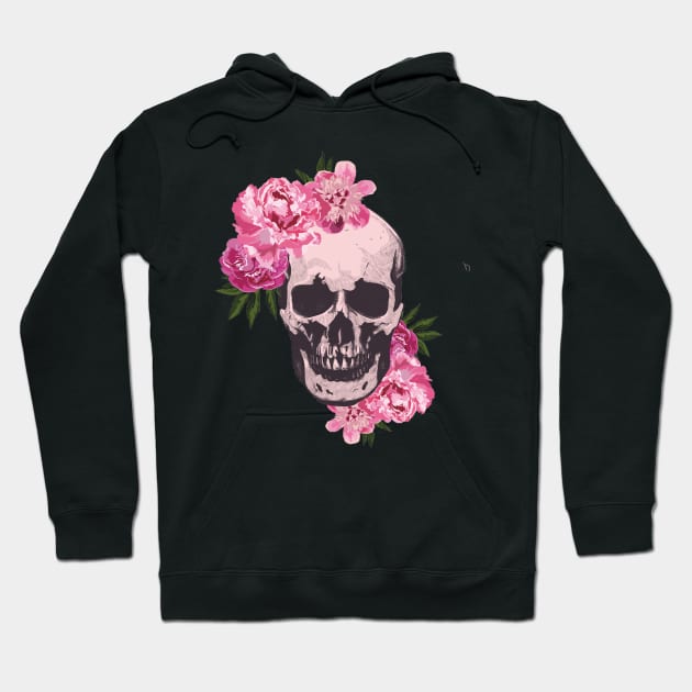 Perfect girl skull Hoodie by xjona